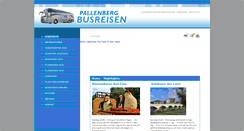 Desktop Screenshot of pallenberg-busreisen.de